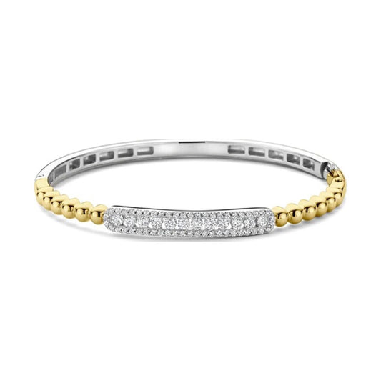 Beaded Pavé Bangle