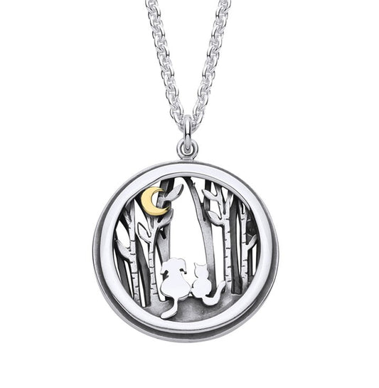 Cat and Dog Woodland Friends Necklace – EBFR3
