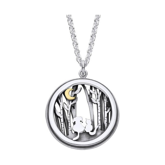 Cat and Dog Woodland Friends Necklace – EBFR3