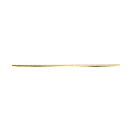 9ct Yellow Snake Half 18"/45cm