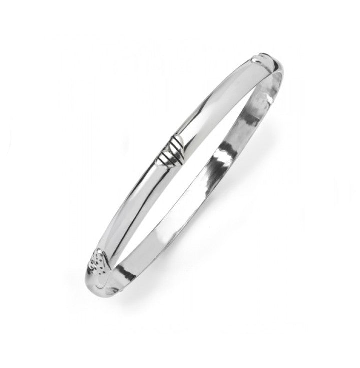SPOT/STRIP HEART BANGLE