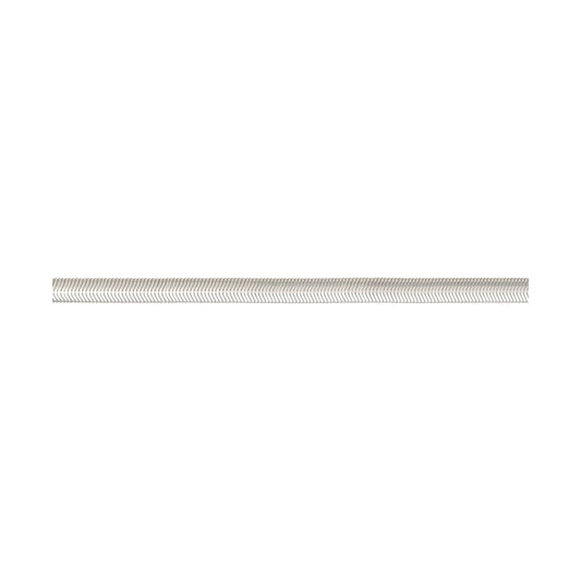 Silver Oval Snake 2 18"/45cm