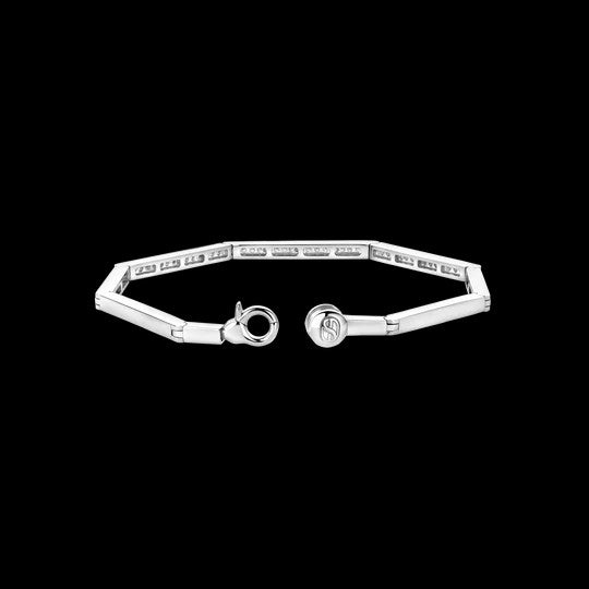 Vintage Zirconia Chain Bracelet