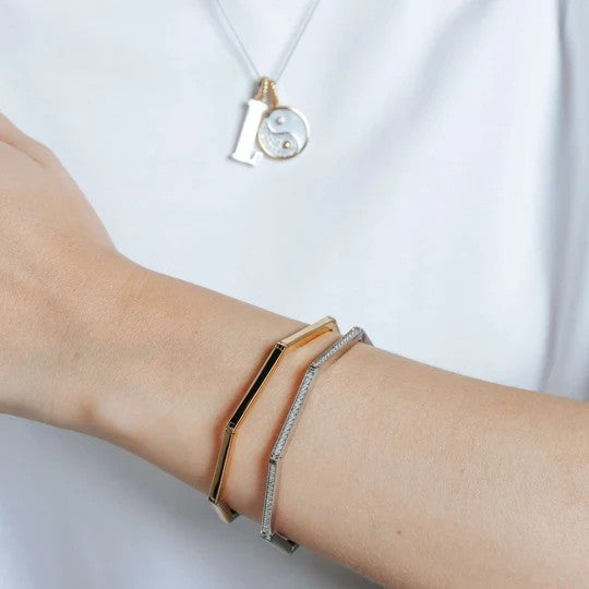Vintage Zirconia Chain Bracelet