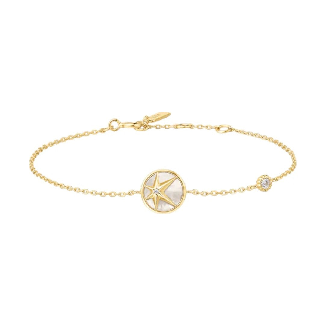Gold Star Mother-of-Pearl Bracelet