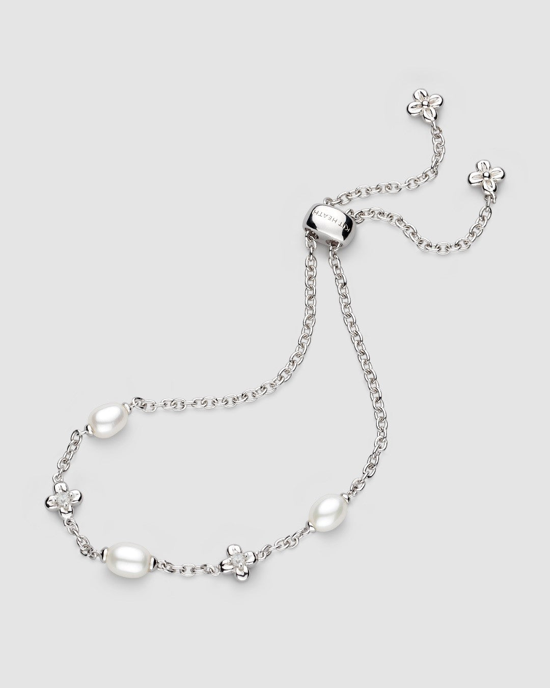 Blossom Flyte Honey Flower Pearl Toggle Bracelet