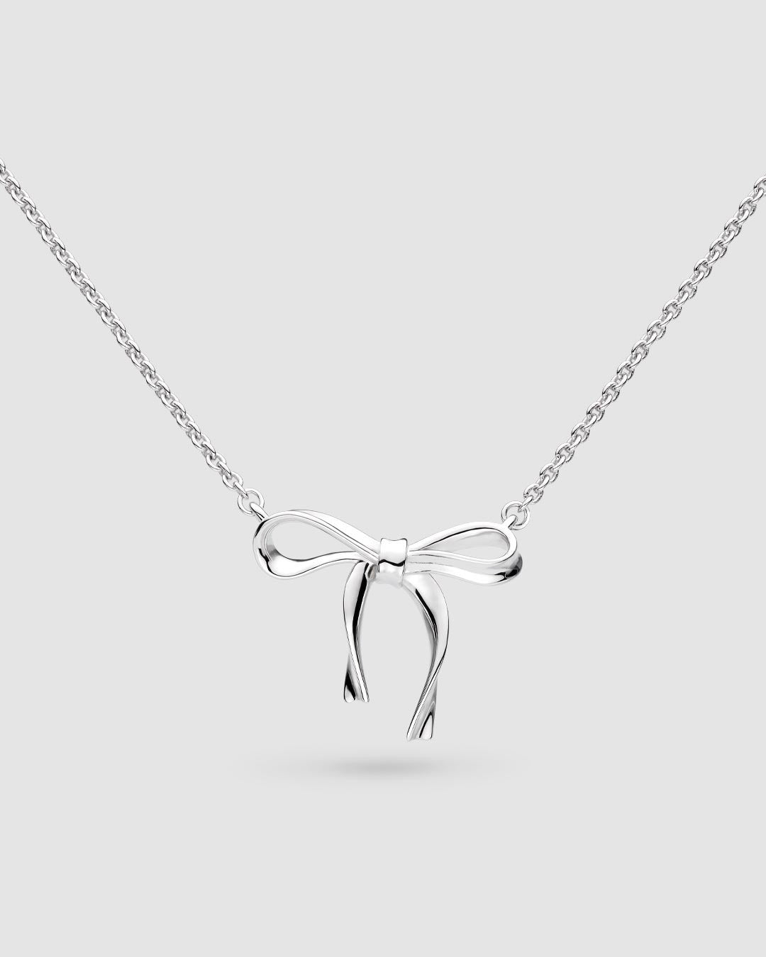 Serenity Ribbon Bow Necklace