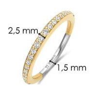 Thin Zirconia Ring, size 62.