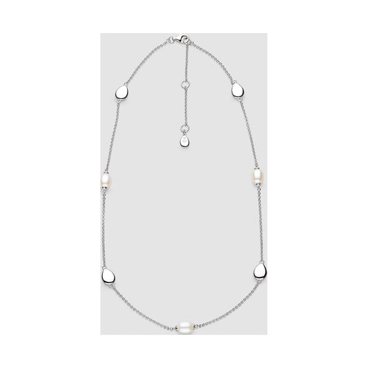 Coast Pebble Pearl Station Necklace