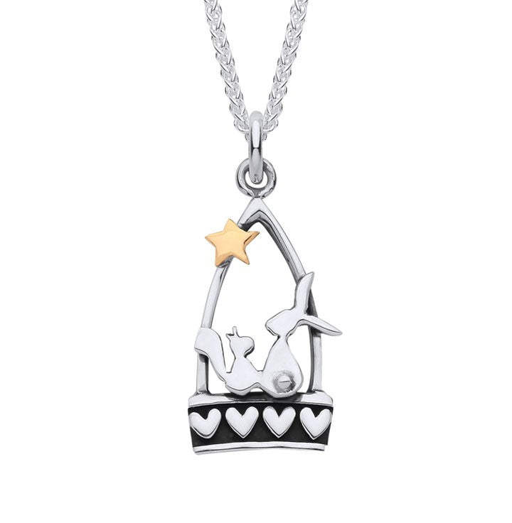 Hare and Squirrel Starlight Friends Necklace – ESQ4