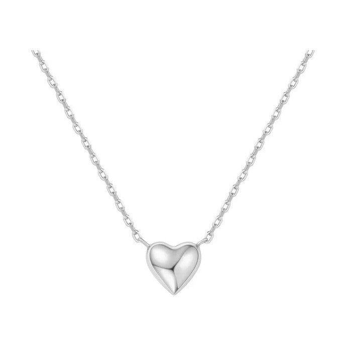 Silver Sweetheart Necklace N064-02H