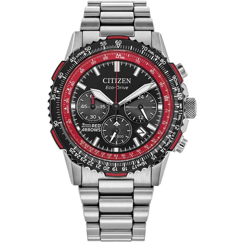 Citizen Promaster Air 'Red Arrows' Black Dial Stainless Steel Bracelet
