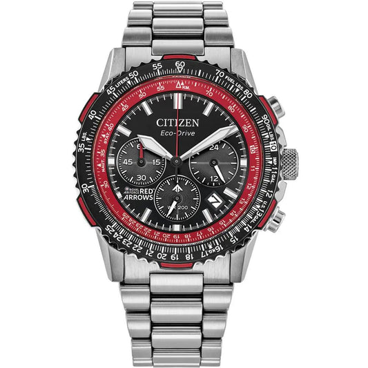 Citizen Promaster Air 'Red Arrows' Black Dial Stainless Steel Bracelet