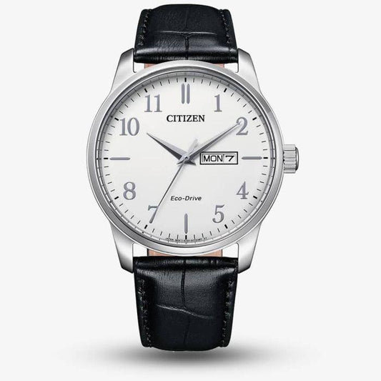 Citizen Stainless Steel White Dial Eco-Drive Gents Watch