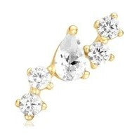 Gold Constellation Barbell Single Earring