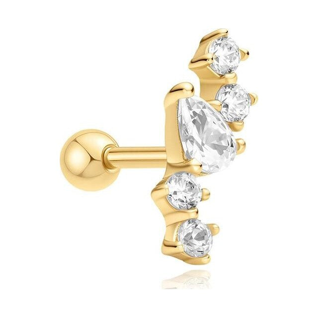 Gold Constellation Barbell Single Earring