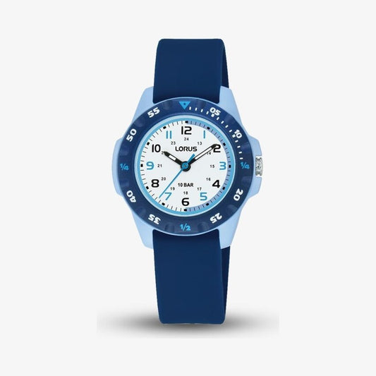 Junior Time Blue Rubber Strap Watch