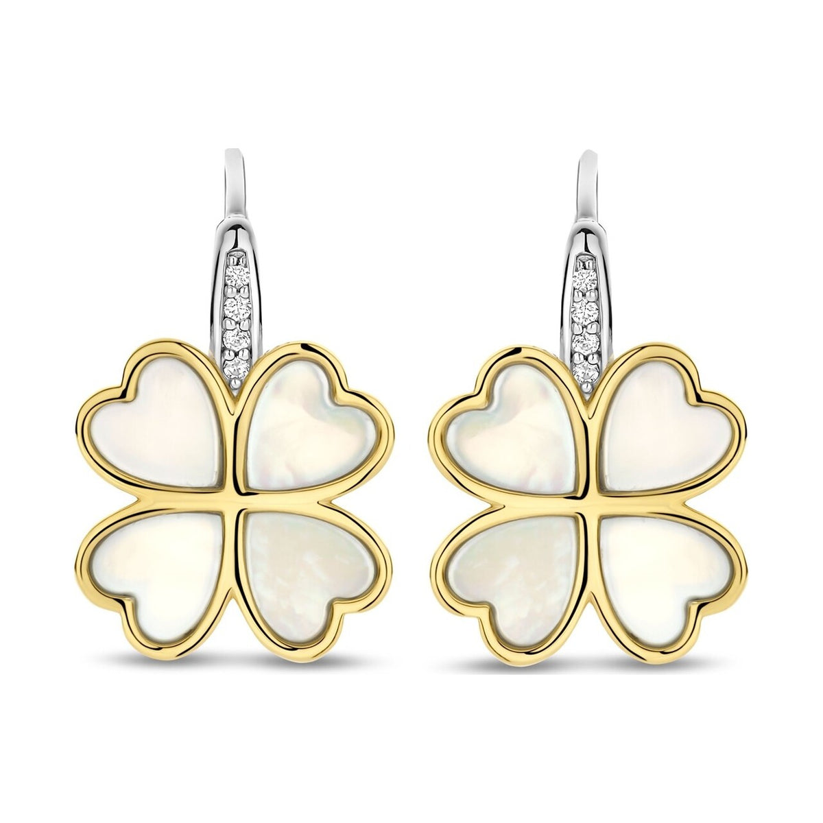 Pearl Clover Hoops