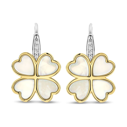 Pearl Clover Hoops