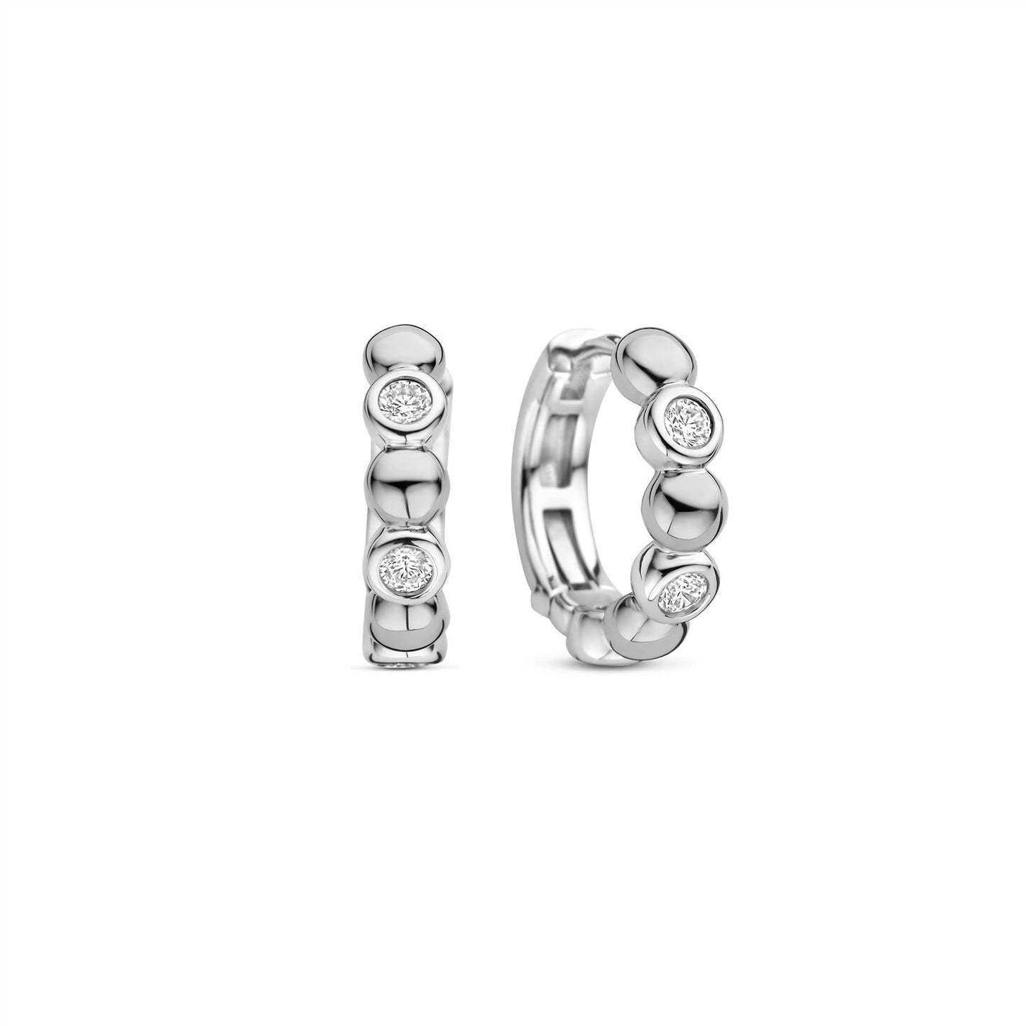 Round Zirconia Hoops
