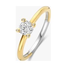 Classic Zirconia Ring 5mm, size 56.