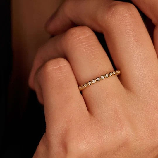 Round Tennis Ring, size 56.