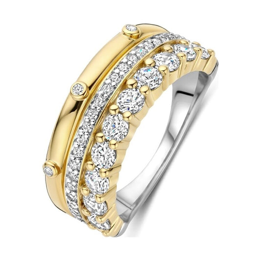 Classic Layered Zirconia Ring - M model, size 56