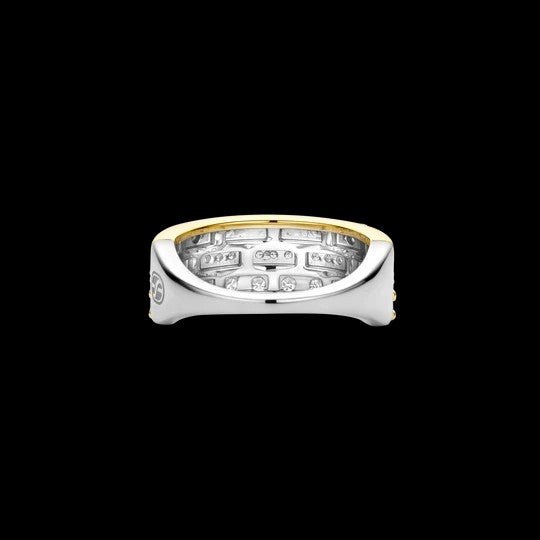 Classic Layered Zirconia Ring - M model, size 56