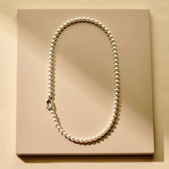 Pearl Necklace with chain