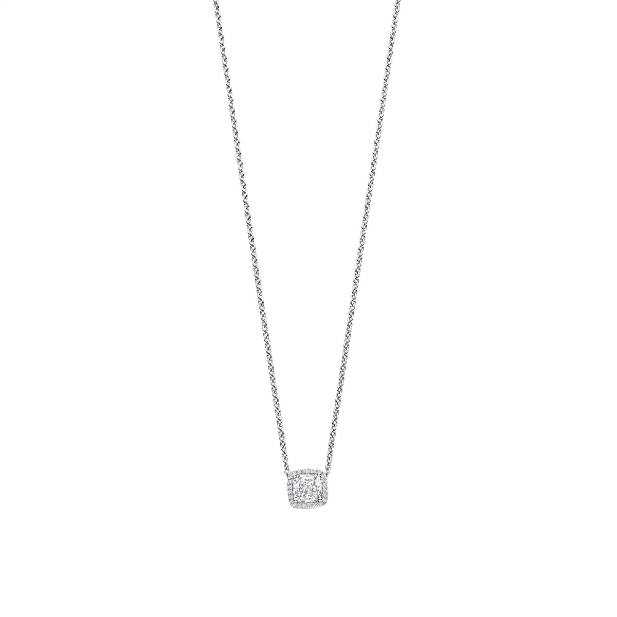 Classic Square Zirconia Necklace