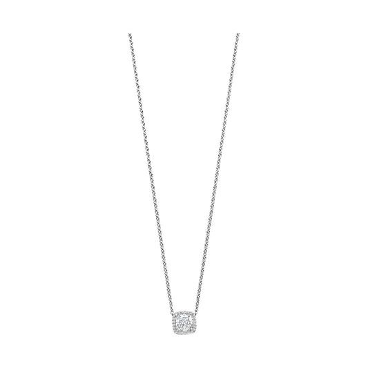 Classic Square Zirconia Necklace