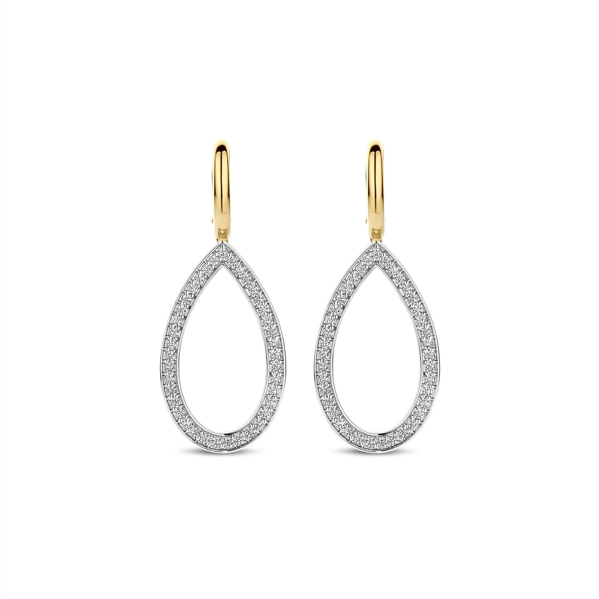 Classic Soft Oval Zirconia Hoops