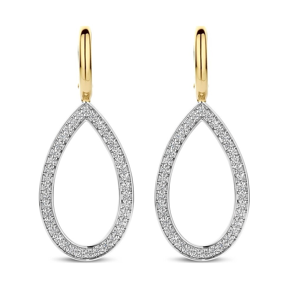 Classic Soft Oval Zirconia Hoops