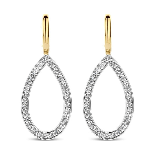 Classic Soft Oval Zirconia Hoops