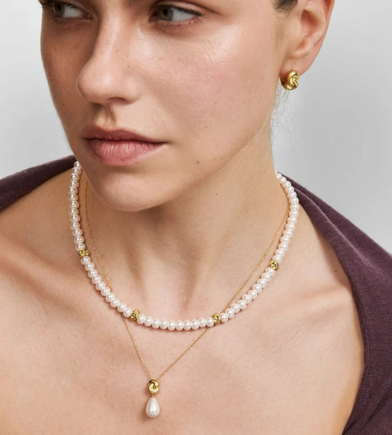 Gold Rope Twist Huggie Hoop Earrings