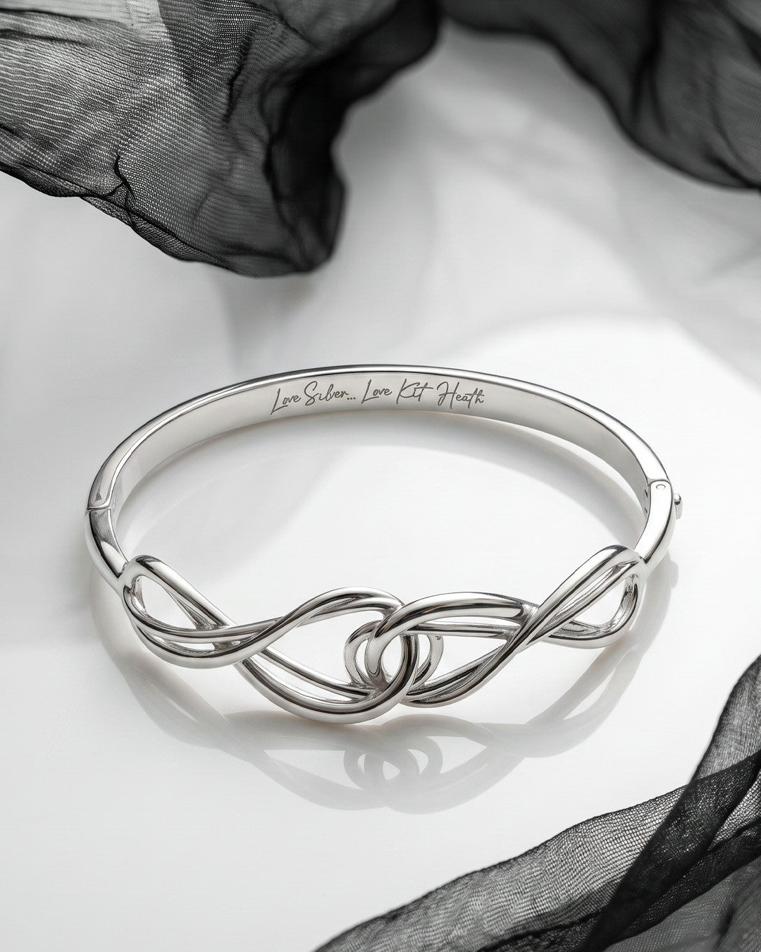 Infinity Hinged Bangle