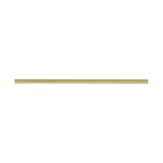 9ct Yellow Snake 1 18"/45cm