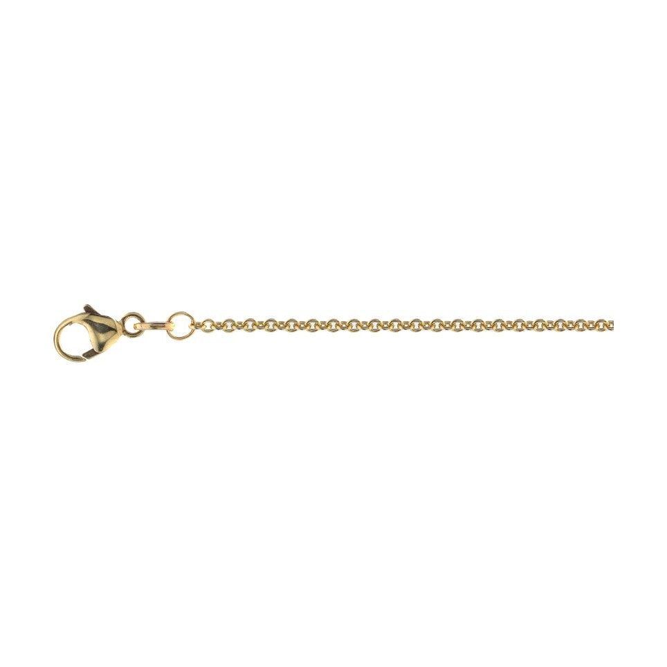 9ct Yellow 40 Close Tight Trace 7.5