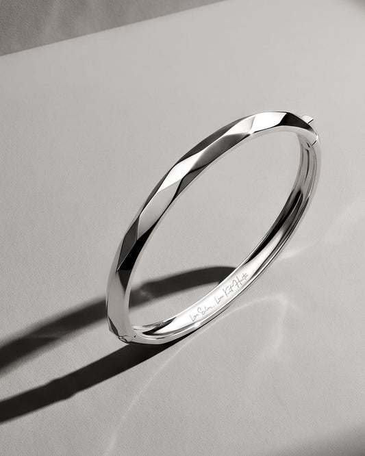 Glint Geo Hinged Bangle