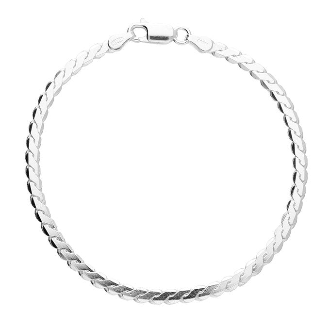 Sterling Silver Serpentine Bracelet