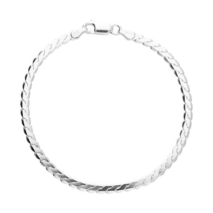 Sterling Silver Serpentine Bracelet