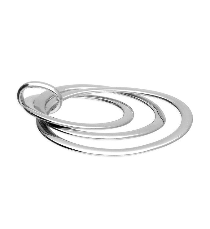 Sterling Silver Triple Circle Pendant