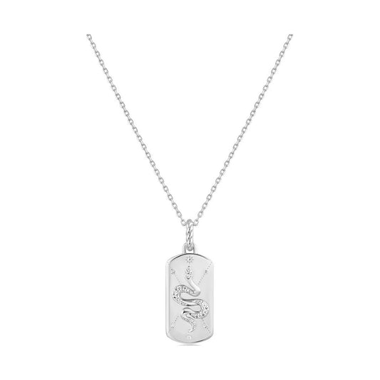 Silver Serpent Necklace