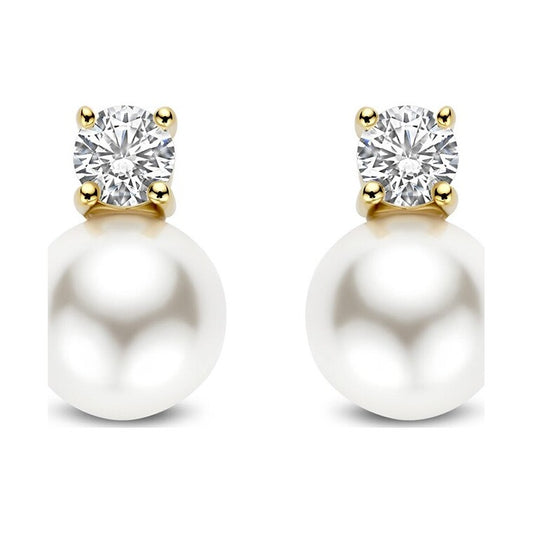 Zirconia Pearl Earrings