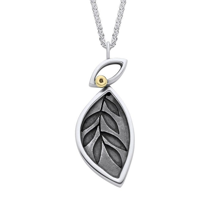 Spring Leaves Silver Necklace – ESL
