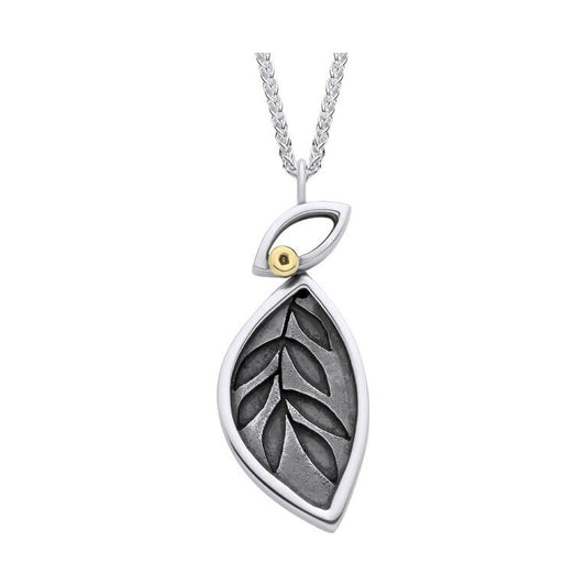 Spring Leaves Silver Necklace – ESL