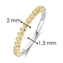 Round Tennis Ring, size 58.