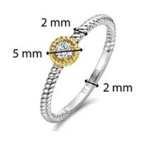 Ti Sento Ring, size 56