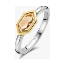 Champagne Gem Ring, size 56