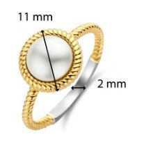 Ti Sento Pearl Ring, size 56